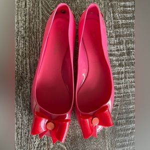 Adorable pink Ted Baker rubber pumps. Size 6.